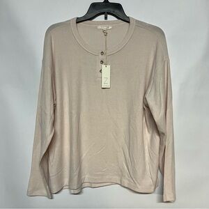 Z Supply Soft Beige Long Sleeve Top